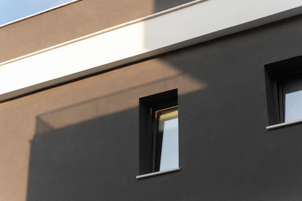 A window that has been tinted in New Jersey